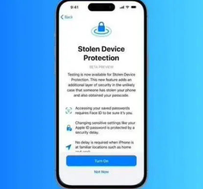 汉南苹果授权维修店分享被盗设备保护功能开启方法 