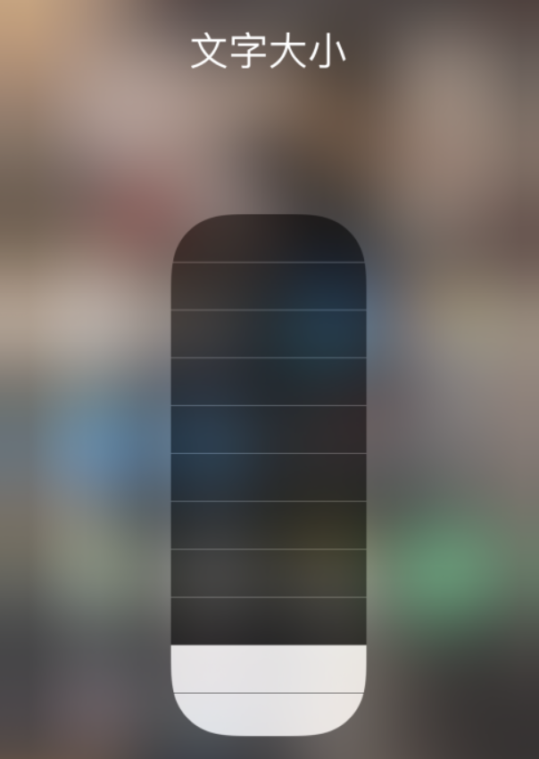 汉南苹果手机维修分享小技巧：在 iPhone 控制中心快速调节字体大小 